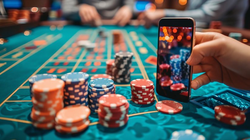 Tampilan layar Mega Moolah menampilkan meter jackpot progresif