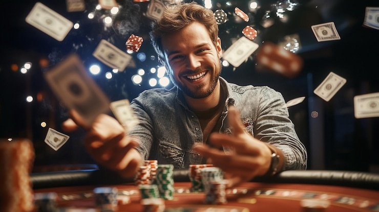 Tampilan mini-game bonus yang memicu jackpot